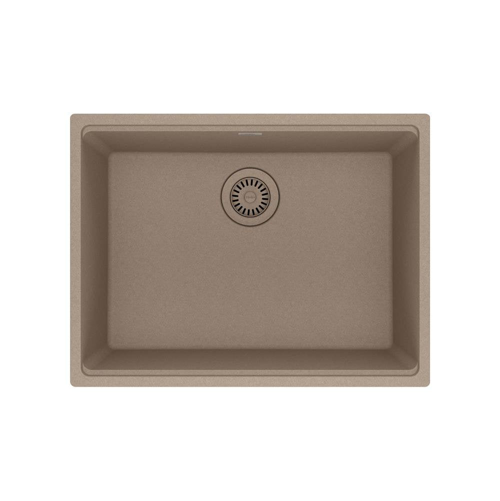 Franke - Maris Undermount 25-in x 18.94-in Granite Single Bowl Kitchen Sink in Oyster - Oyster