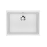 Franke - Maris Undermount 25-in x 18.94-in Granite Single Bowl Kitchen Sink in Polar White - Polar White