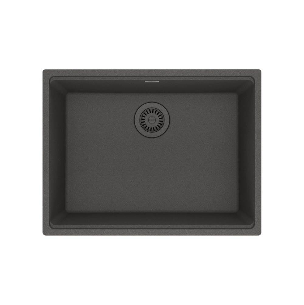 Franke - Maris Undermount 25-in x 18.94-in Granite Single Bowl Kitchen Sink in Slate Grey