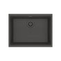 Franke - Maris Undermount 25-in x 18.94-in Granite Single Bowl Kitchen Sink in Slate Grey