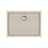 Franke - Maris Undermount 25-in x 18.94-in Granite ADA Single Bowl Sink in Champagne - Champagne