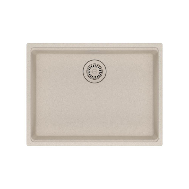 Franke - Maris Undermount 25-in x 18.94-in Granite ADA Single Bowl Sink in Champagne - Champagne