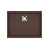 Franke - Maris Undermount 25-in x 18.94-in Granite ADA Single Bowl Sink in Mocha - Mocha