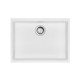 Franke - Maris Undermount 25-in x 18.94-in Granite ADA Single Bowl Sink in Polar White - Polar White