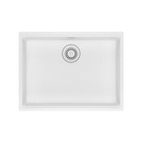 Franke - Maris Undermount 25-in x 18.94-in Granite ADA Single Bowl Sink in Polar White - Polar White