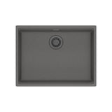 Franke - Maris Undermount 25-in x 18.94-in Granite ADA Single Bowl Sink in Stone Grey - Stone Grey