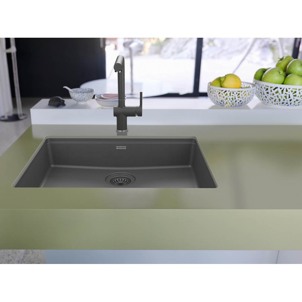 Maris Undermount 25-in x 18.94-in Granite ADA Single Bowl Sink in Champagne