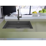 Maris Undermount 25-in x 18.94-in Granite ADA Single Bowl Sink in Champagne