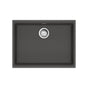 Franke - Maris Undermount 25-in x 18.94-in Granite ADA Single Bowl Sink in Slate Grey