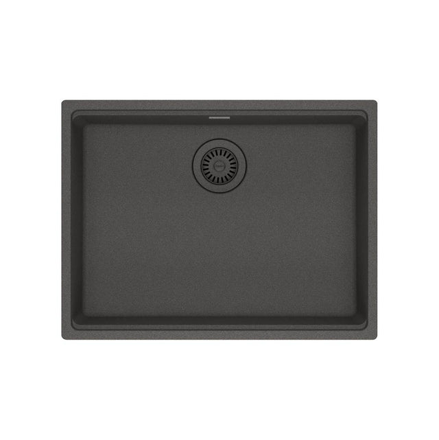 Franke - Maris Undermount 25-in x 18.94-in Granite ADA Single Bowl Sink in Slate Grey