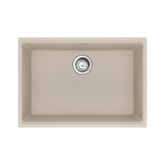 Franke - Maris Undermount 27-in x 19-in Granite Single Bowl Kitchen Sink in Champagne - Champagne