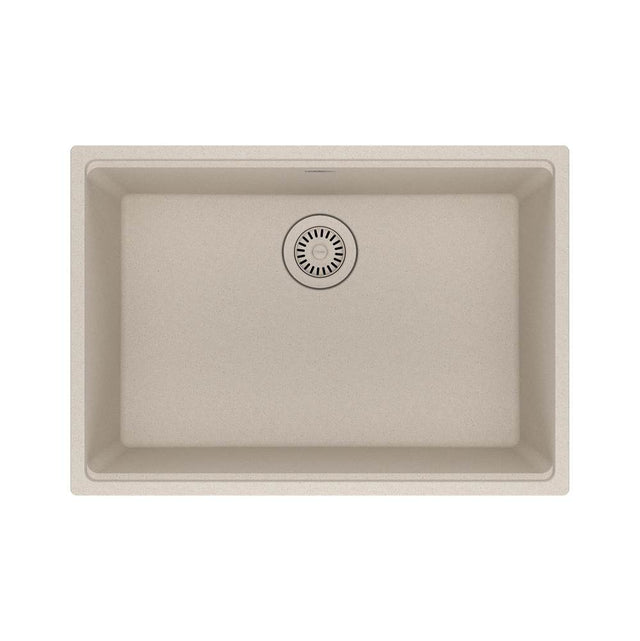 Franke - Maris Undermount 27-in x 19-in Granite Single Bowl Kitchen Sink in Champagne - Champagne