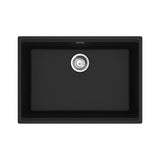 Franke - Maris Undermount 27-in x 19-in Granite Single Bowl Kitchen Sink in Matte Black - Matte Black