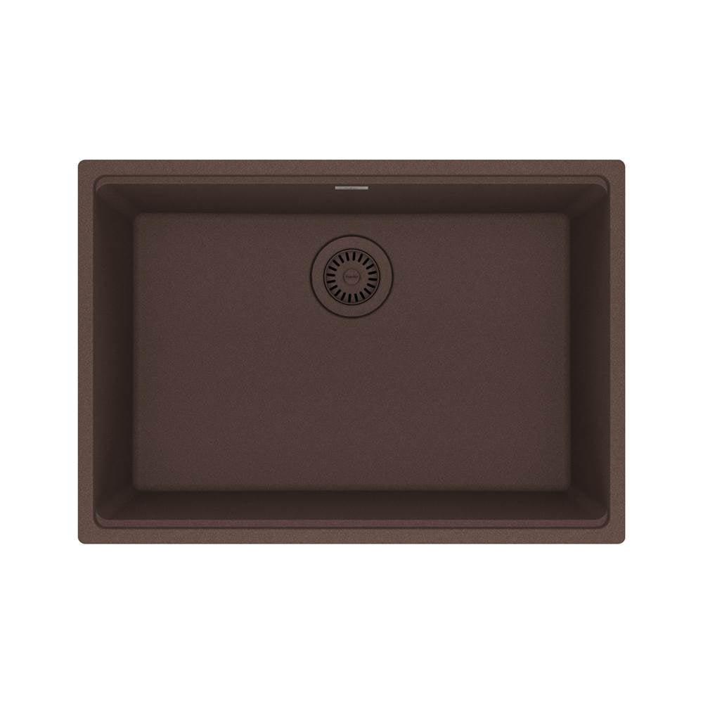 Franke - Maris Undermount 27-in x 19-in Granite Single Bowl Kitchen Sink in Mocha - Mocha