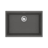 Franke - Maris Undermount 27-in x 19-in Granite Single Bowl Kitchen Sink in Stone Grey - Stone Grey