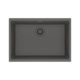 Franke - Maris Undermount 27-in x 19-in Granite Single Bowl Kitchen Sink in Stone Grey - Stone Grey