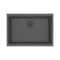 Franke - Maris Undermount 27-in x 19-in Granite Single Bowl Kitchen Sink in Stone Grey - Stone Grey