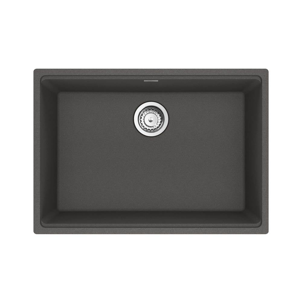 Franke - Maris Undermount 27-in x 19-in Granite Single Bowl Kitchen Sink in Slate Grey