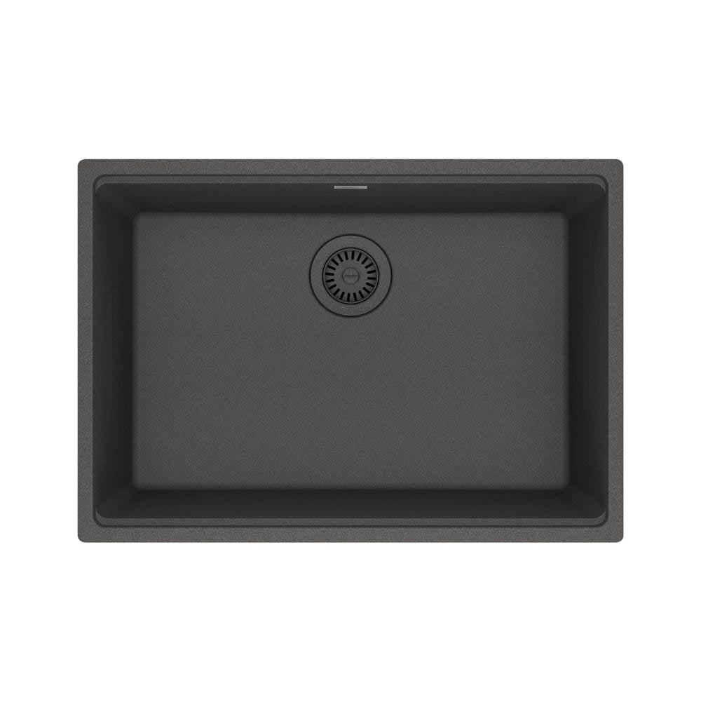 Franke - Maris Undermount 27-in x 19-in Granite Single Bowl Kitchen Sink in Slate Grey