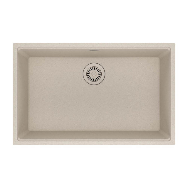 Franke - Maris Undermount 33-in x 22-in Granite Single Bowl Kitchen Sink in Champagne - Champagne