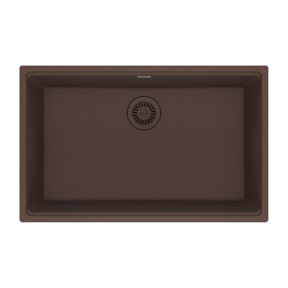 Franke - Maris Undermount 33-in x 22-in Granite Single Bowl Kitchen Sink in Mocha - Mocha