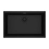 Franke - Maris Undermount 33-in x 22-in Granite Single Bowl Kitchen Sink in Onyx - Onyx