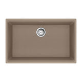 Franke - Maris Undermount 33-in x 22-in Granite Single Bowl Kitchen Sink in Oyster - Oyster