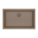 Franke - Maris Undermount 33-in x 22-in Granite Single Bowl Kitchen Sink in Oyster - Oyster