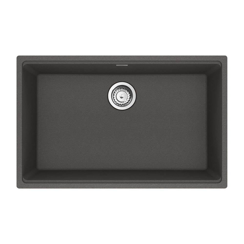 Franke - Maris Undermount 33-in x 22-in Granite Single Bowl Kitchen Sink in Slate Grey