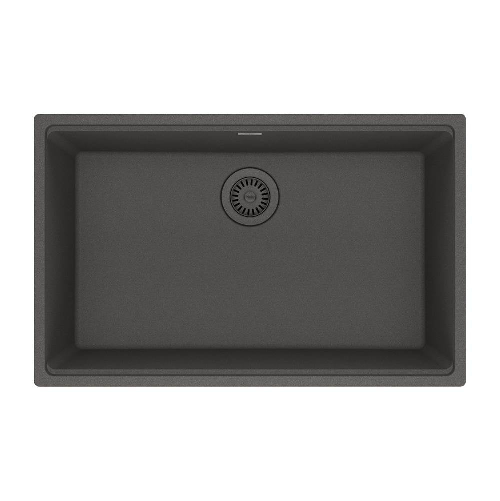 Franke - Maris Undermount 33-in x 22-in Granite Single Bowl Kitchen Sink in Slate Grey