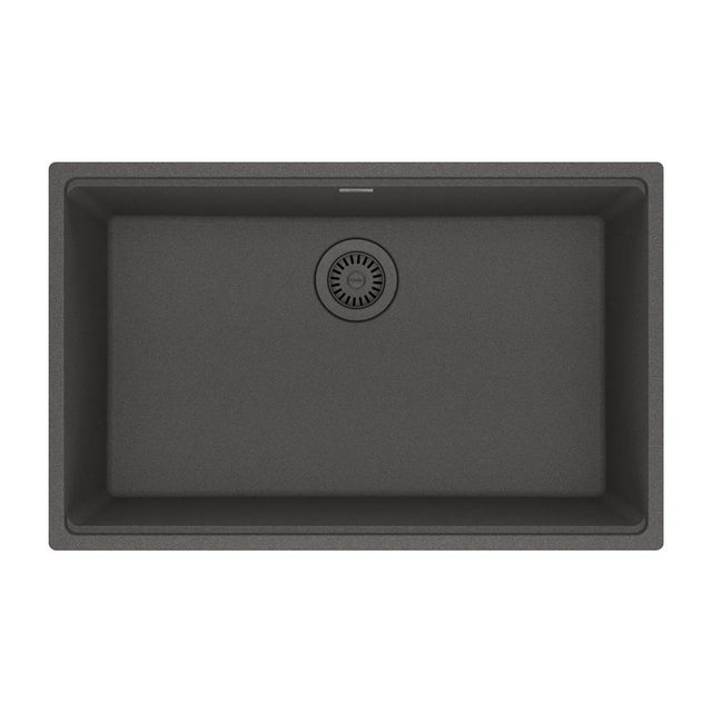 Franke - Maris Undermount 33-in x 22-in Granite Single Bowl Kitchen Sink in Slate Grey