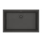 Franke - Maris Undermount 33-in x 22-in Granite Single Bowl Kitchen Sink in Slate Grey