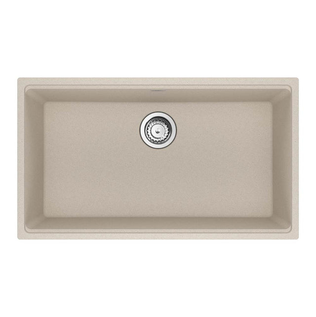 Franke - Maris Undermount 31-in x 17.81-in Granite Single Bowl Kitchen Sink in Champagne - Champagne