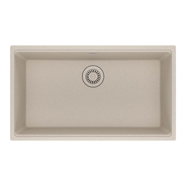 Franke - Maris Undermount 31-in x 17.81-in Granite Single Bowl Kitchen Sink in Champagne - Champagne