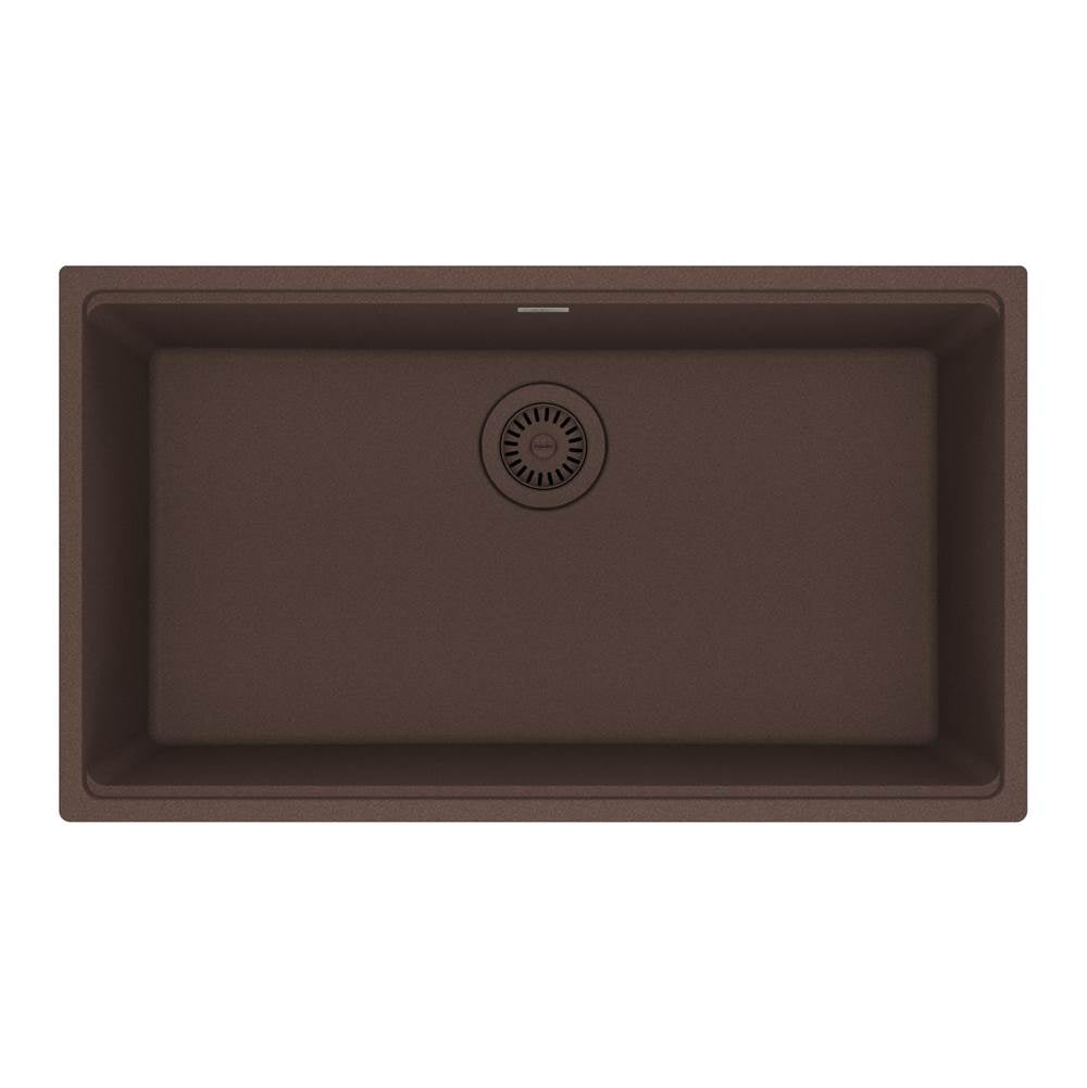Franke - Maris Undermount 31-in x 17.81-in Granite Single Bowl Kitchen Sink in Mocha - Mocha