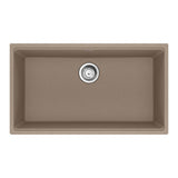 Franke - Maris Undermount 31-in x 17.81-in Granite Single Bowl Kitchen Sink in Oyster - Oyster