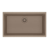 Franke - Maris Undermount 31-in x 17.81-in Granite Single Bowl Kitchen Sink in Oyster - Oyster