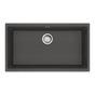 Franke - Maris Undermount 31-in x 17.81-in Granite Single Bowl Kitchen Sink in Slate Grey