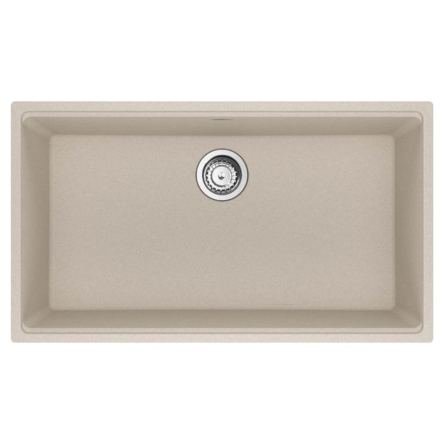 Franke - Maris Undermount 33-in x 18.94-in Granite Single Bowl Kitchen Sink in Champagne - Champagne