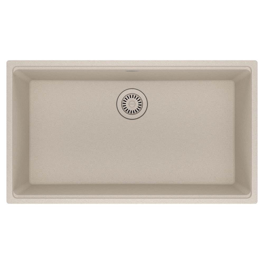 Franke - Maris Undermount 33-in x 18.94-in Granite Single Bowl Kitchen Sink in Champagne - Champagne