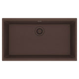 Franke - Maris Undermount 33-in x 18.94-in Granite Single Bowl Kitchen Sink in Mocha - Mocha