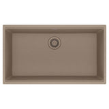 Franke - Maris Undermount 33-in x 18.94-in Granite Single Bowl Kitchen Sink in Oyster - Oyster