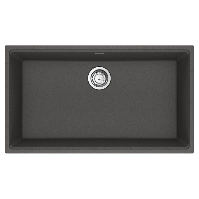 Franke - Maris Undermount 33-in x 18.94-in Granite Single Bowl Kitchen Sink in Slate Grey