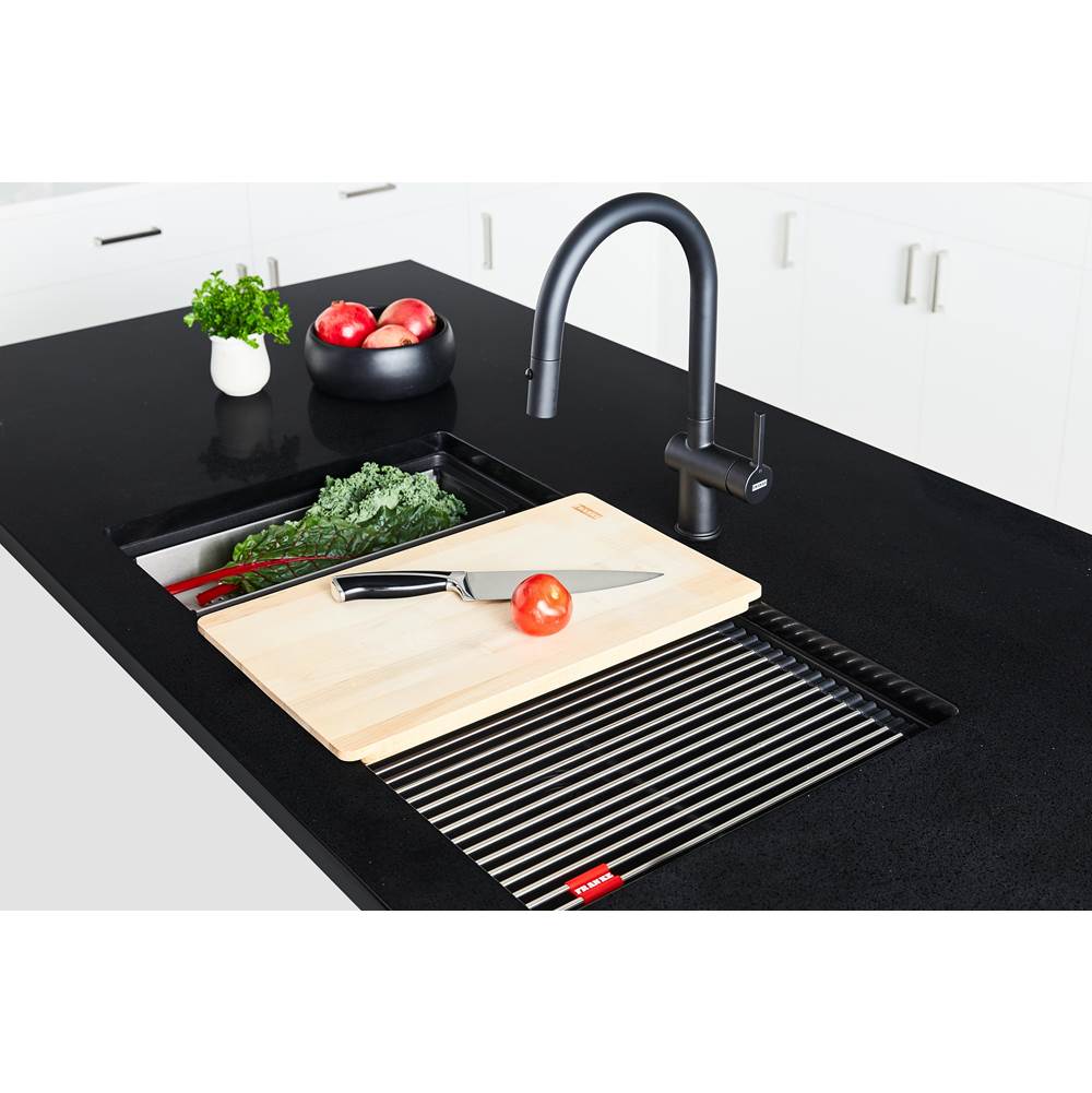 Maris Undermount 33-in x 19.31-in Granite Single Bowl Kitchen Sink in Champagne