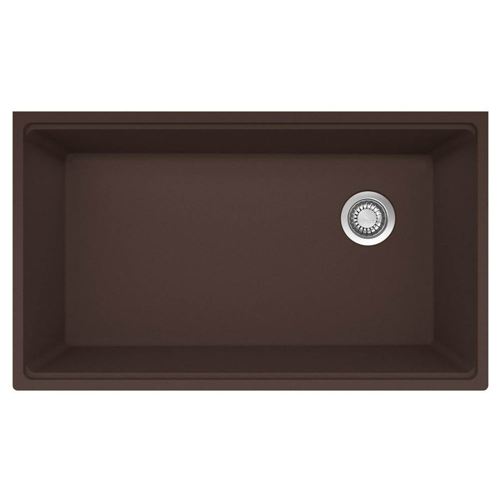 Franke - Maris Undermount 33-in x 19.31-in Granite Single Bowl Kitchen Sink in Mocha - Mocha