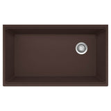 Franke - Maris Undermount 33-in x 19.31-in Granite Single Bowl Kitchen Sink in Mocha - Mocha