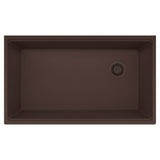 Franke - Maris Undermount 33-in x 19.31-in Granite Single Bowl Kitchen Sink in Mocha - Mocha