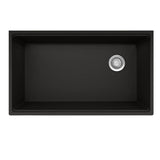 Maris Undermount 33-in x 19.31-in Granite Single Bowl Workcenter Kitchen Sink in Champagne