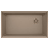 Franke - Maris Undermount 33-in x 19.31-in Granite Single Bowl Kitchen Sink in Oyster - Oyster