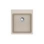 Franke - Maris Dual Mount 17.31-in x 19.69-in Granite Single Bowl Bar / Prep Sink in Champagne - Champagne